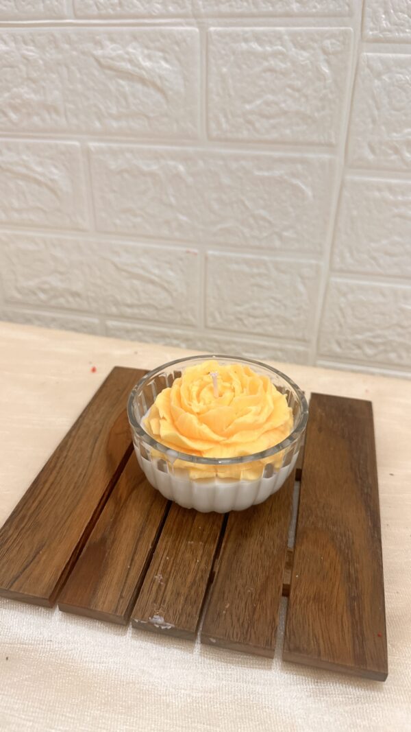 Flower Bowl Candle