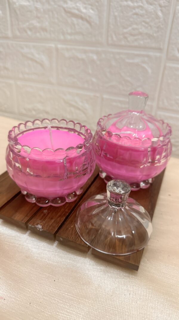 Pink Jar Candel ( Pack Of 1)