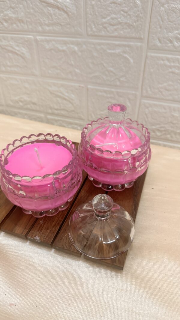 Pink Jar Candel ( Pack Of 1) - Image 4