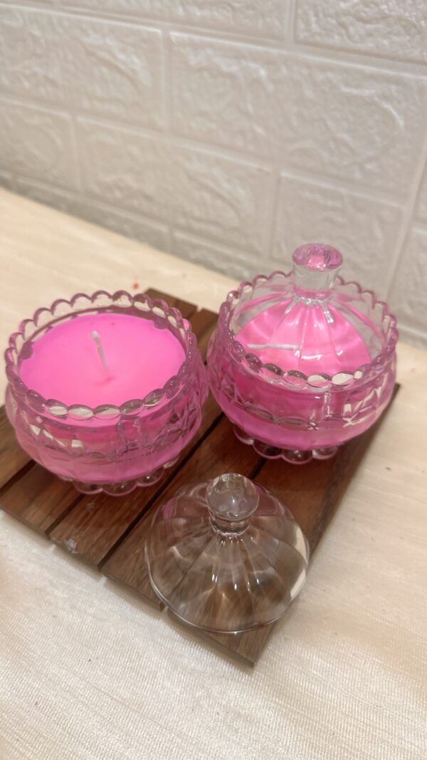 Pink Jar Candel ( Pack Of 1) - Image 3