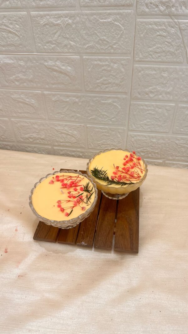 Yellow Jar Candle (Pack Of 2) - Image 4