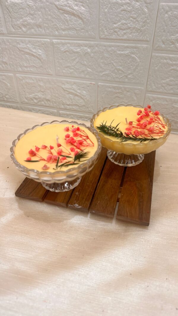 Yellow Jar Candle (Pack Of 2)